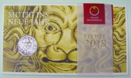 5 Euro sterreich 2018 - Lwenkraft - im Blister - Bild vergrern 