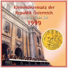 �sterreich Kursm�nzensatz 1999 stgl - Bild vergr��ern 