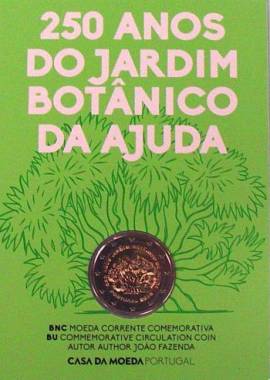 2 € Portugal 2018 - Botanische Gärten von Ajuda - stgl. - Bild vergrößern