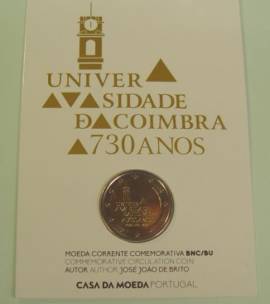 2 € Portugal 2020 - 730 Jahre Universität Coimbra - stgl. - Bild vergrößern