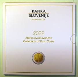 Slowenien KMS 2022 - inkl. 3 � und 2 � Sonderpr�gung - stgl. - Bild vergr��ern 