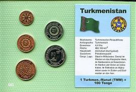 Kursm�nzsatz Turkmenistan 1993 - Bild vergr��ern 