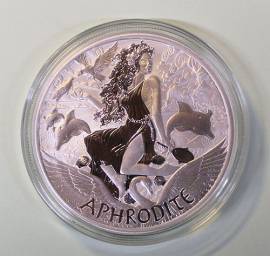 Tuvalu 1 $ 2022 - G�tter des Olymp: Aphrodite - unc.  - Bild vergr��ern 