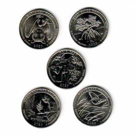 USA Quarter 2020 - America the Beautiful 11 - komplett bfr. - Bild vergrern 