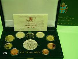 Vatikan offizieller KMS 2005 - letzter Satz mit Papst Johannis Paul II - PP - Bild vergrern 