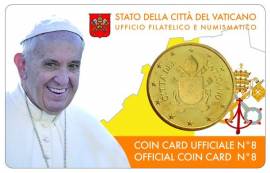 Vatikan 50 Cent 2017 - Coincard No. 8 -  - Bild vergr��ern 