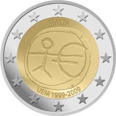 2 € Malta 2009 - Wirtschafts- u. Währungsunion - Produktbild