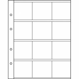 M�nzh�llen NUMIS, f�r 12 M�nzenr�hmchen (50x50 mm)  5er Pck. - Bild vergr��ern 