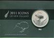 Neuseeland 1 Dollar Kiwi 2011 stgl. im Blister