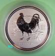 Australien 8 $ Jahr des Hahns / Rooster 2005 (5 oz)