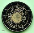 2 Euro Luxemburg 2012 10 Jahre Euro Bargeld
