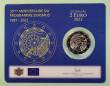 2 Euro Luxemburg 2022 35 Jahre Erasmus-Programm M&uuml;nzzeichen MDP (Blister)