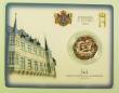 2 Euro Luxemburg 2021 40. Hochzeitstag Großherzog Henri Münzzeichen Servas-Brücke (Blister