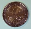 2 Euro Luxemburg 2022 10. Hochzeitstag Guillaume und Stephanie M&uuml;nzzeichen Merkurstab bfr.