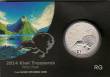 Neuseeland 1 Dollar Kiwi 2014 im Blister