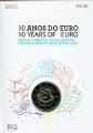 2  Portugal 2012 - 10 Jahre Euro Bargeld - im Blister