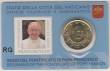 Vatikan 50 Cent 2013 - Coincard mit Briefmarke Papst Franziskus No. 3 -