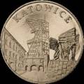 Polen 2 Zloty 2010: Städte - Katowice (Kattowitz)