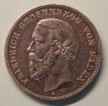 (Mi9) 5 Mark Baden 1895 G sehr schön