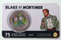 Belgien 5 Euro 2021 - 75 Jahre Blake und Mortimer - farbig coloriert Coincard  