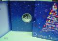 Australien 1 $ 2012 - Christmas Locket / Weihnachtsmedaillon - Proof mit Halbedelsteinen