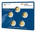 5 x 2 Euro Deutschland 2024 - 175. Jubil&auml;um Paulskirchenverfassung - A, D, F, G, J (stgl.)