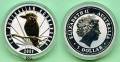 Australien 1 $ Kookaburra teilvergoldet 2009 1 oz