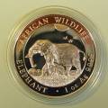 Somalia 100 Shillings Elefantenmotiv 2022 (1 oz)