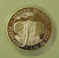 Somalia 100 Shillings Elefantenmotiv 2021 (1 oz)