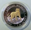 Somalia 100 Shillings Leopard 2022 (1 oz) teilvergoldet