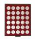 LINDNER M�nzbox 2626 Rauchglas f�r 10 DM/10�/20�/ Kr�gerrand in M�nzkapseln