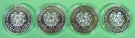 Armenien 4 x 100 Dram 2006 - Kaukasische Tierwelt Rote Liste - BU - Bild vergr��ern 