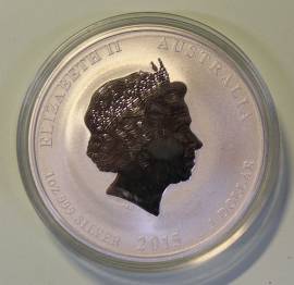 Australien 1 $ - Jahr der Ziege - 2015 (1 Unze) Privy L�we - Bild vergr��ern 