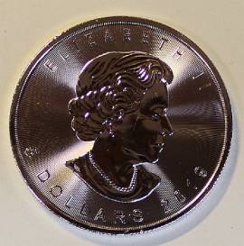 Kanada 5 $ Maple Leaf 2019 bfr. - Bild vergr��ern 