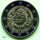 2 Euro Deutschland 2012 10 Jahre Euro Bargeld - F -