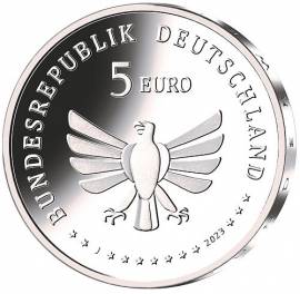 Deutschland 5 Euro Gebnderte Prachtlibelle (4/9) PP  - Bild vergrern 