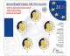 5 x 2 Euro Deutschland 2018 - Helmut Schmidt - A, D, F, G, J (stgl.)