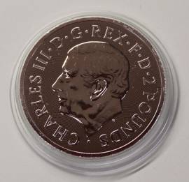 Gro�britannien 2 Pounds 2025 - Britannia und Liberty - (Silber BU) - Bild vergr��ern 