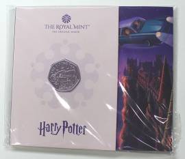 Großbritannien 50 Pence 2025 - Harry Potter und das fliegende Auto - (cu/ni BU)