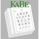 KABE Blankobl�tter extra starker Albumkarton mit schwarzer trad. Randlinie (Elfenbein) 331103