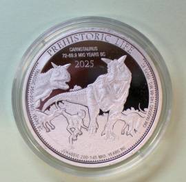 Kongo 20 France Prehistoric Life: Carnotaurus 2025 BU