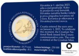 2 Euro Kroatien 2023 - Euroeinf�hrung - PP - Bild vergr��ern 