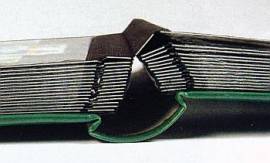 Leuchtturm Einsteckbuch COMFORT, 32 schwarze Seiten, Klarsichtstreifen, wattierter Einband, DGB - Bild vergrern 