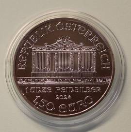 1,5 Euro �sterreich 2024 - Wiener Philharmoniker - 1 oz Feinsilber - Bild vergr��ern 