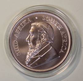 S�dafrika 1 oz Kr�gerrand 2019 Silber bfr. in M�nzkapsel - Bild vergr��ern 