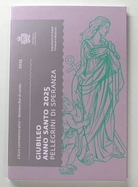 2 Euro San Marino 2025 - Heiliges Jahr - im Folder