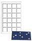 Leuchtturm M�nztableau 24 F�cher bis 47 mm 324301