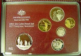 Australien Kursmünzensatz 2005 PP - Bild vergrößern
