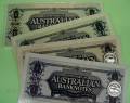 90 Cents Australien 2013 100 Jahre Australische Banknoten ku/ni stgl.