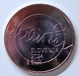 3 € Slowenien 2024 - 150. Geb. Rudolf Maister - bfr. - Bild vergrößern